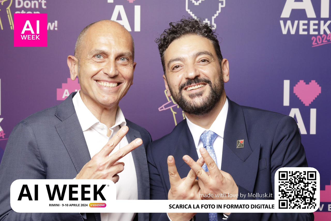 Media Engineering at Rimini's AI Week with holographic avatar and robotics integrated with AI